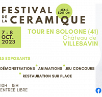 festival de la céramique Villesavin oct 23.